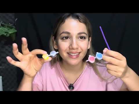 ASMR VISUAL Y SUAVE SONIDOS COSQUILLOSOS