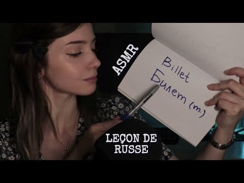 Leçon de russe en ASMR [Voyage à Moscou]