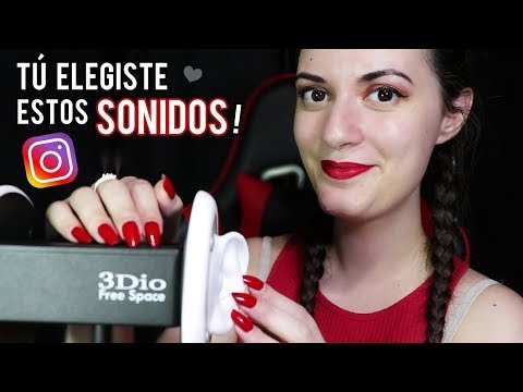 TU ELEGISTE ESTOS SONIDOS.♥ #3 |Cosquillas| EL ASMR