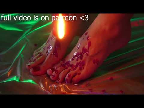 Cozy Feet Care JOI ASMR | Candle Wax Dripping & Deep Relaxation
