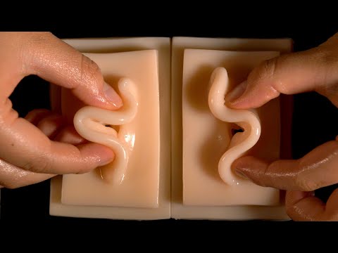 Focus on the soft areas of your ears! 👂 Ear Massage | ASMR