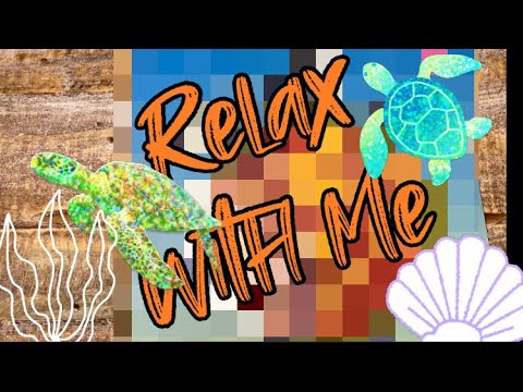 ASMR VISUAL & SOUND TRIGGERS: SEA TURTLE 🐢 STICKER PUZZLE (with sound machine) #635