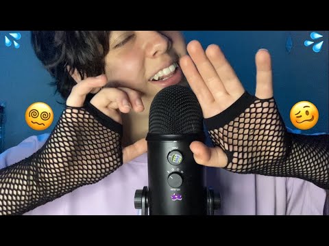 [ASMR] 🥴 Movendo mãos com sons de boca Lentos molhados e intensos💦