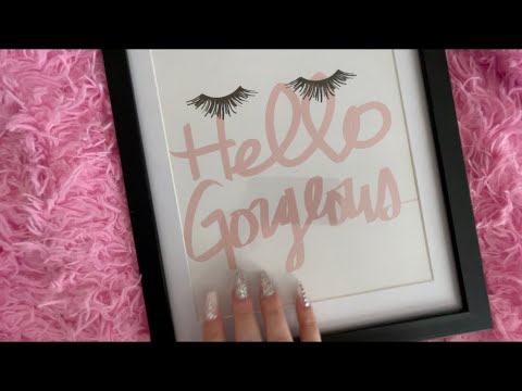 ASMR *NO TALKING* fast tapping & tracing on random items