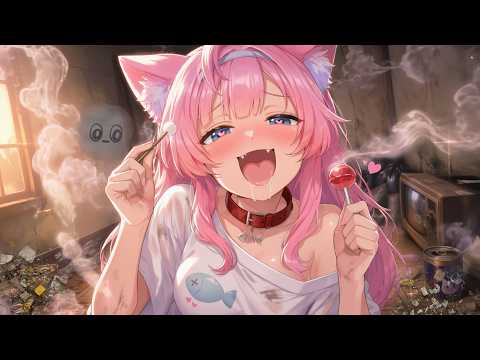 [ASMR] 담배고양이처럼 더러운 귀를 긁어주는 고양이 VTuber Ear Cleaning