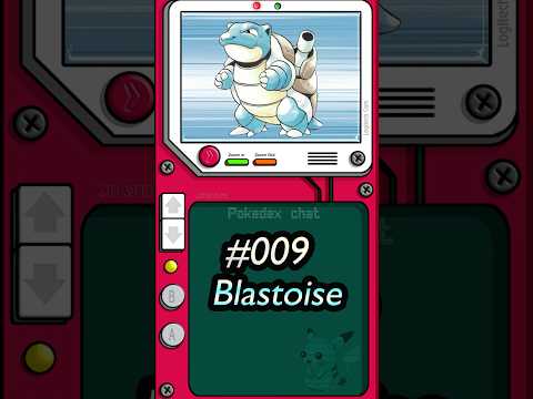 Relaxing Pokedex | Blastoise💦 #asmr #shorts #asmrvideo #pokemon