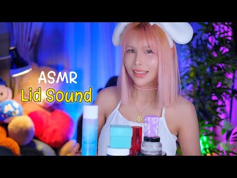 ASMR Various Lid Sounds🫙เสียงเปิด-ปิดฝา Relaxing Sleep😴
