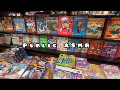 2HRS OF PUBLIC ASMR FOR SLEEP 😴 | BOOK TAPPING,MAKEUP,CAMERA, SCRATCHING,GENTLE WHISPERS & MORE