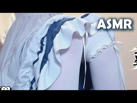 ASMR Maid Cosplay + Hatsune Miku Accent 💙 Long Nails Scratching
