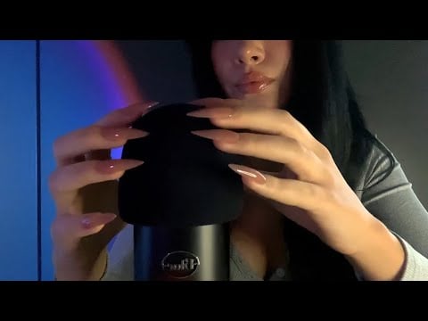 ASMR tingly Mic Scratching💙