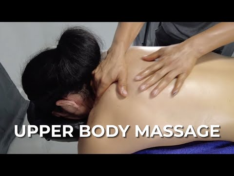 Upper Body Massage Experience | Gentle Relaxation Session | Calming ASMR