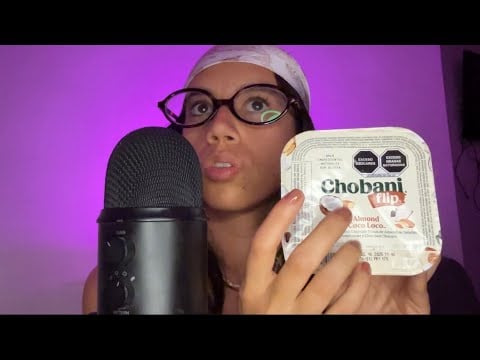 ASMR con yogurt 🍦 