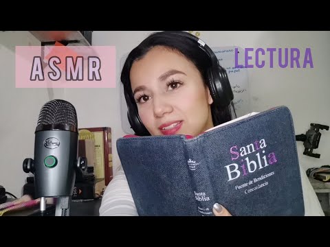 ASMR DIOS TE AMA SOFT SPOKE-INAUDIBLE BLUEYETI LECTURA DIOS ESTÁ CONTIGO Y NADA TE PUEDE DAÑAR