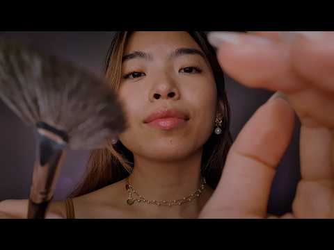 ASMR sweeping over your eyes until they close 😴 (whispered)