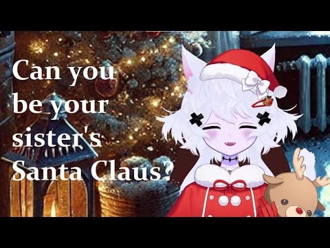 ASMR RP: Your Sister Asks You for a Wish and Sleeps Under the Xmas Tree with You on Xmas Eve Night