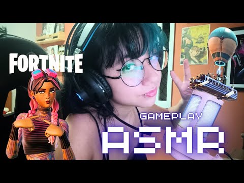 ASMR Fortnite Reload Gameplay - sons de boca + fala suave  🎮👾