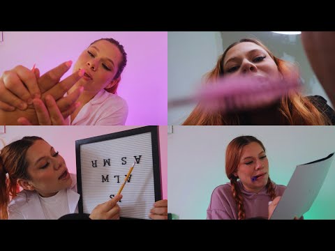 ASMR RAPIDO (AMIGA, LASHISTA, OCULISTA, PINTORA, UÑAS)