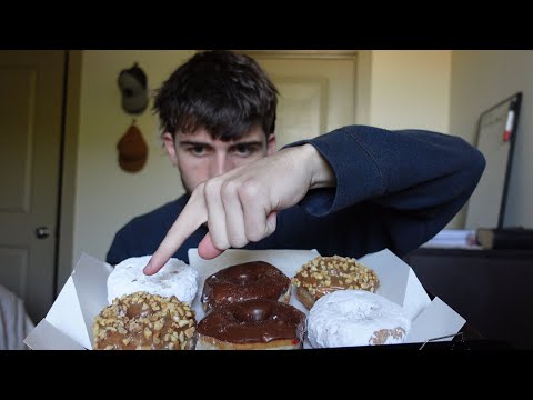 Friday Morning Donut Mukbang ASMR | Crunchy & Sweet Eating Sounds for Relaxation