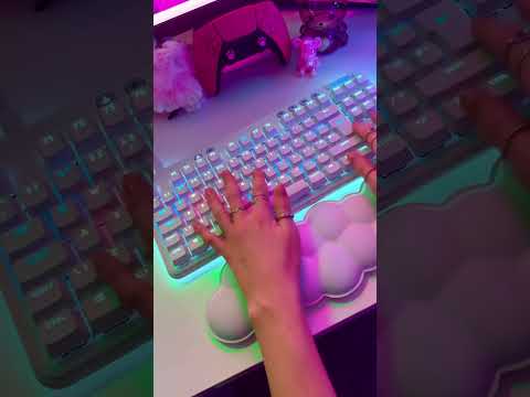 Lofi ASMR keyboard tapping 🎧✨ #lofiasmr #asmrsounds