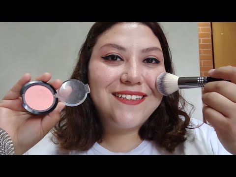 ASMR me maquillo  hasta que te duermas 💄😴