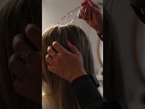 ASMR Pampering For Falling Asleep (Hair Brushing, Head Massage, Face Massage)