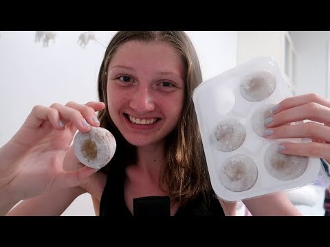 ASMR Eating Chocolate Mochi Ice Cream!