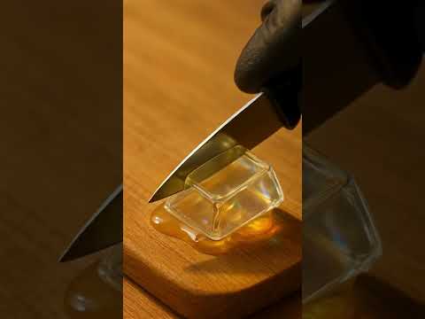 Ultra Satisfying ASMR | AI Cutting Crystal Transparent Object #shorts  #asmr #ai #asmrai