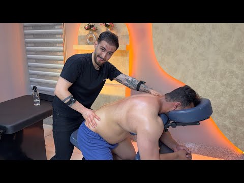 "ASMR"relaxing Back massage😍