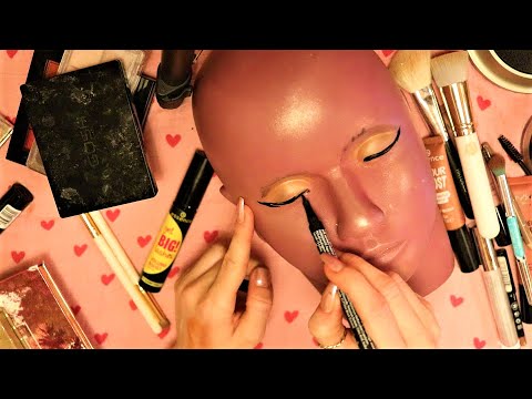 ASMR Makeup on Mannequin