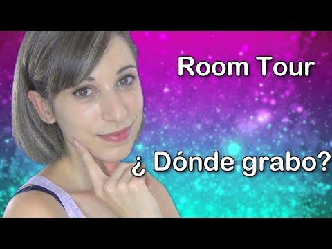 ASMR ESPAÑOL .  ¿Dónde Grabo?. ROOM TOUR . Voz bajita . Relájate . Binaural . Cosquillitas