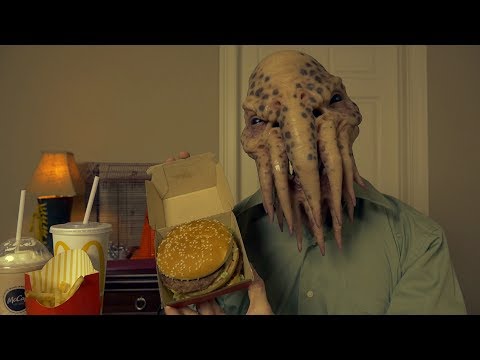 Cthulhu Tries McDonald's Big Mac Meal | ASMR