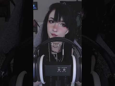 headphone asmr with rain sounds 🌧️ pt. 2 #asmr #asmrshorts