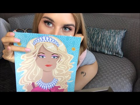 ASMR Keeping you company 💕/ Making princesses👸🏼👸🏼 / Stickers