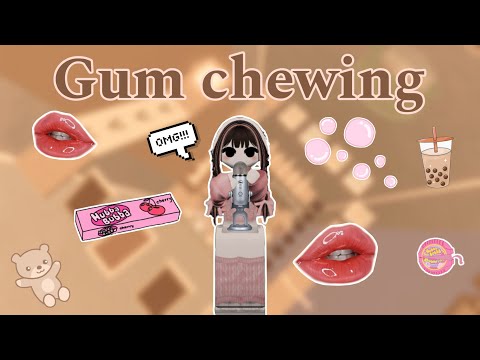 ASMR ~ no taking gum chewing✨🤍