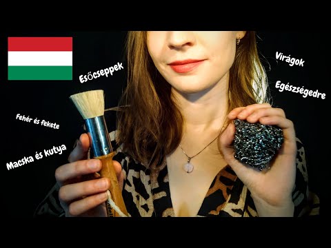 Russian girl, Hungarian trigger words [ASMR] Trigger Words, gentle whispers, soft spoken)