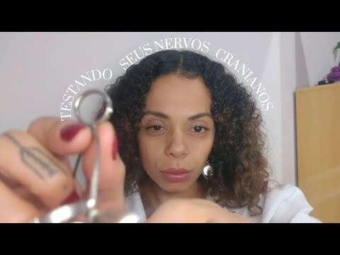 ASMR teste dos nervos cranianos | sua primeira vez | roleplay voz suave