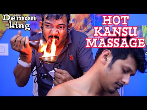 Hot kansu asmr massage by the demon king Asim Barber | very crunchy neck crack ear crack