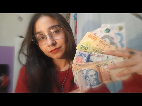 ASMR con billetes argentinos 🇦🇷