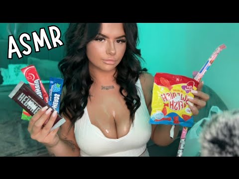 British Girl Tries American Candy 🍬💦ASMR