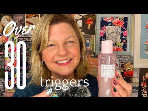 ASMR | Over 30 Tingly Beauty Product Triggers for Sleep & Relaxation Ft. Long Nail Tapping 🥰✨💗