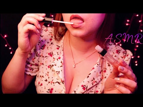 АСМР Ем Блеск Для Губ 💄 МНОГОСЛОЙНЫЕ ЛИПКИЕ ЗВУКИ РТА 👄