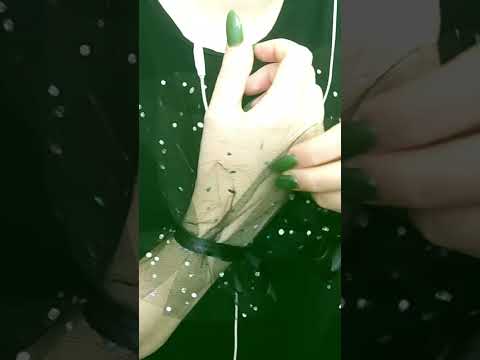ASMR 💚 Fabric Scratching and Mouth Sounds #asmr #asmrvideo #scratch #mouthsounds
