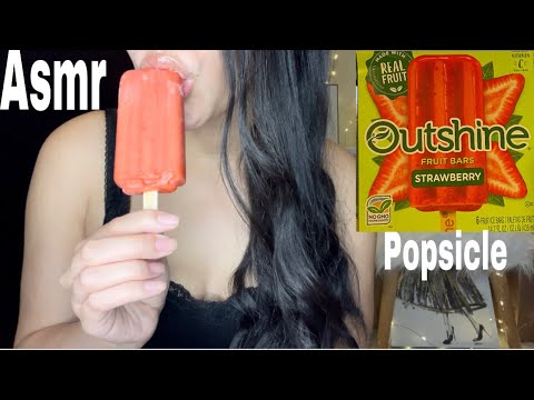 Asmr Eating Strawberry Popsicle No Talking