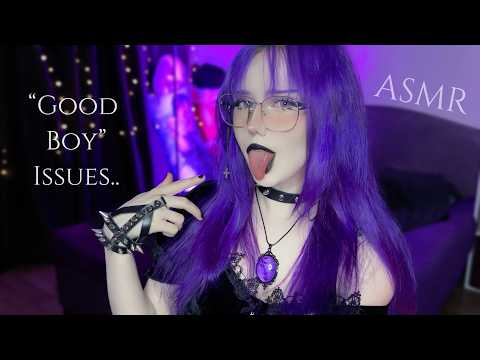 ⋅ ♰ goth therapist examines your "good boy issues" ASMR ♰ ⋅