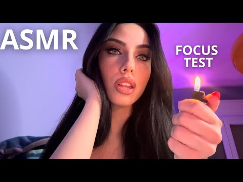 ASMR - WHAT'S IN MY BAG + FOCUS TEST CAOTICO + PERSONAL ATTENTION