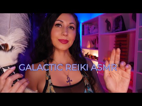 Relax & Recharge 💫Chakra energy healing-enhance intuition💛 Frequency upgrades🌈🙌🏼Galactic Reiki ASMR