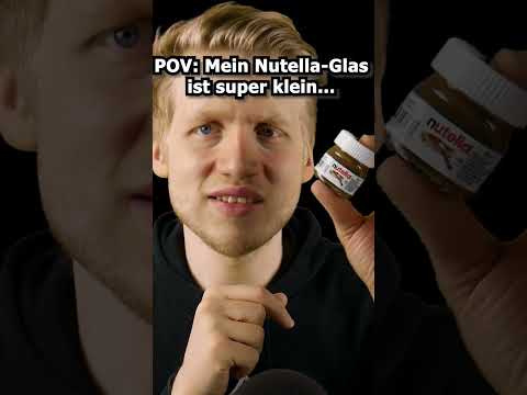 ASMR - POV: Mein Nutella Glas ist super klein! #asmr #shorts #roleplay #deutscheasmr