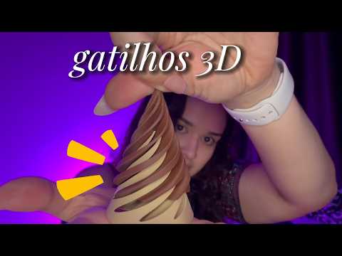 ASMR gatilhos que eu fiz na impressora 3D