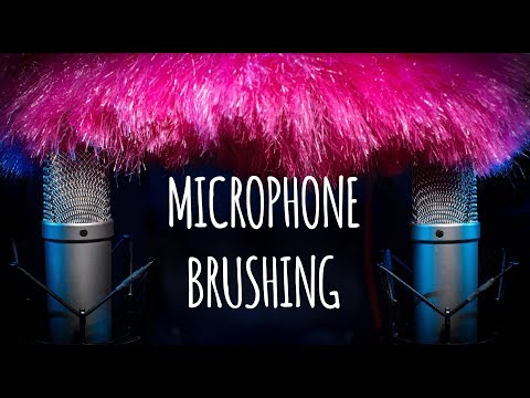 ASMR - DUSTING OFF MY MICROPHONES 🖌️ binaural ear to ear sound, no talking