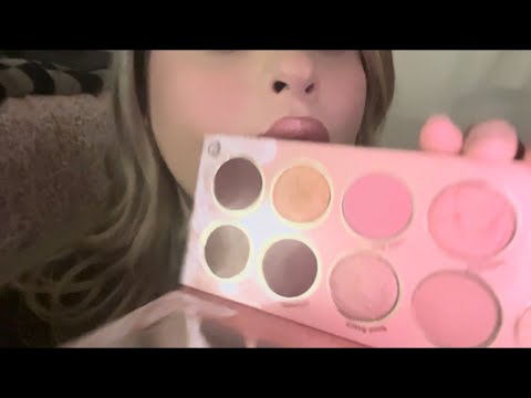 ASMR fast makeup application for a night out ✨ (rummaging)